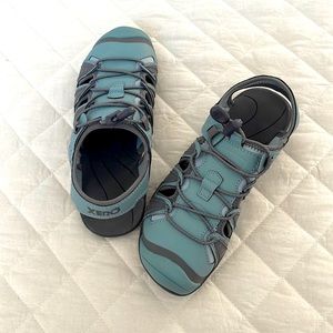 Zero Colorado Blue Gray Water Hiking Sandals size 7